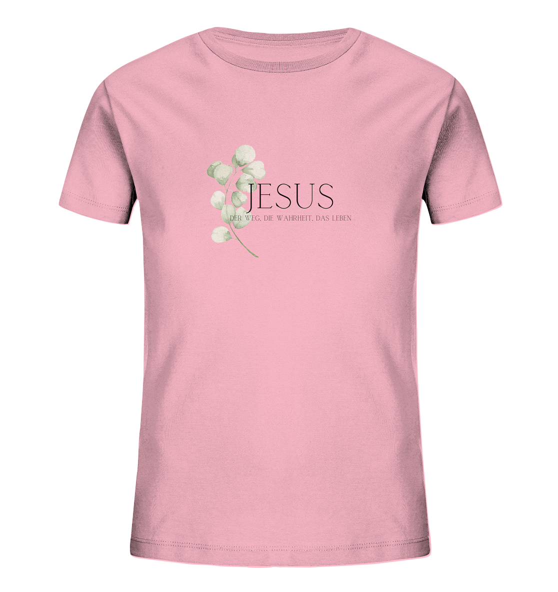 Jesus - der Weg, die Wahrheit, das Leben - Kids Organic Shirt - wertvoll und geliebt