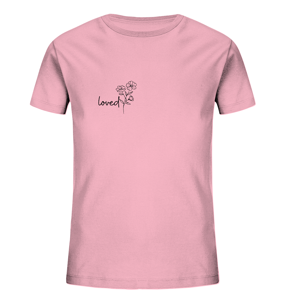 loved - Kids Organic Shirt - wertvoll und geliebt