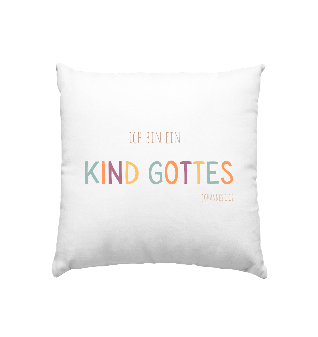 Kind Gottes - Kissen 40x40cm - wertvoll und geliebt
