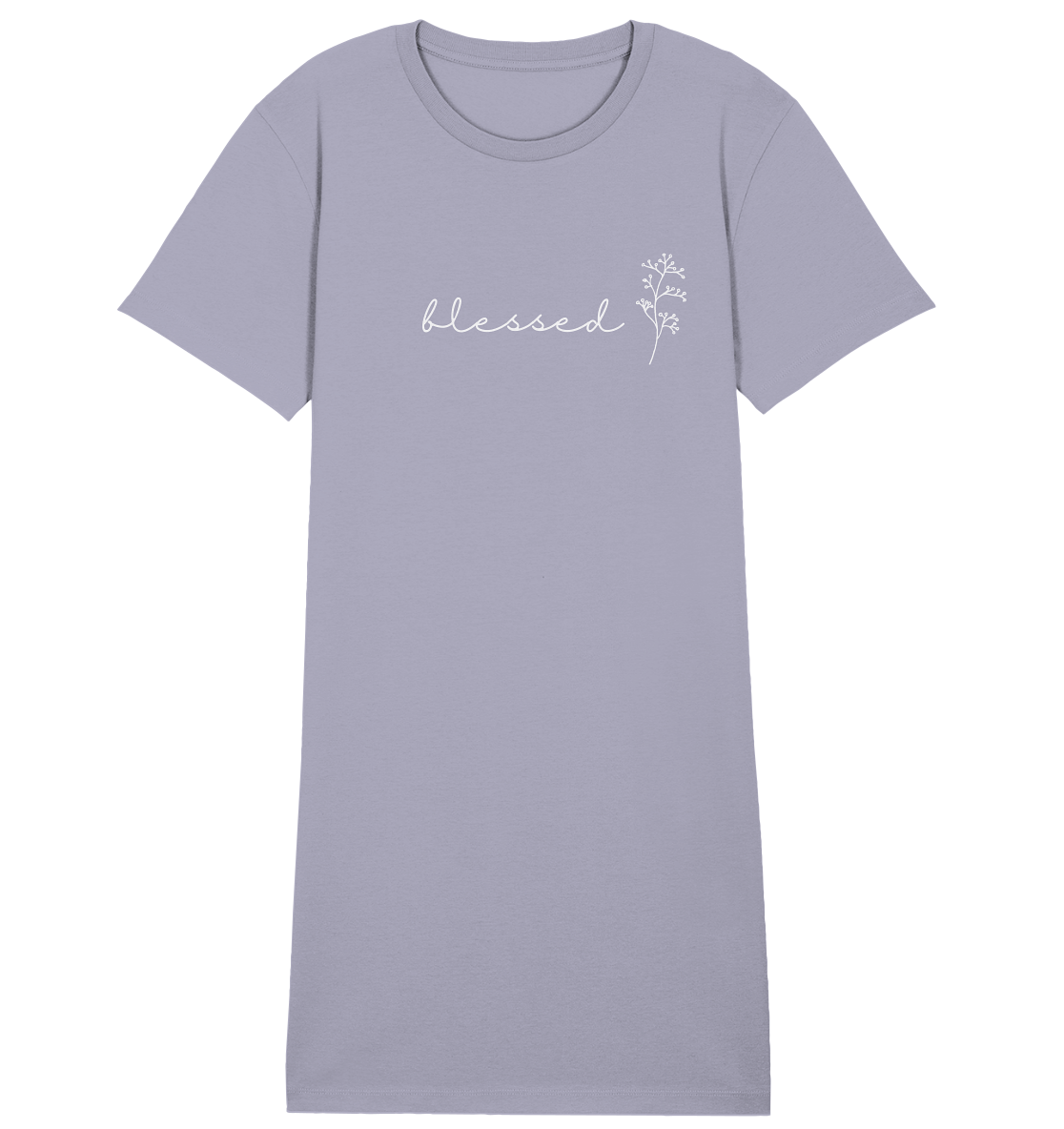blessed - Ladies Organic Shirt Dress - wertvoll und geliebt