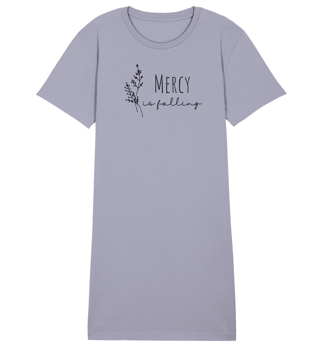 mercy is falling - Ladies Organic Shirt Dress - wertvoll und geliebt