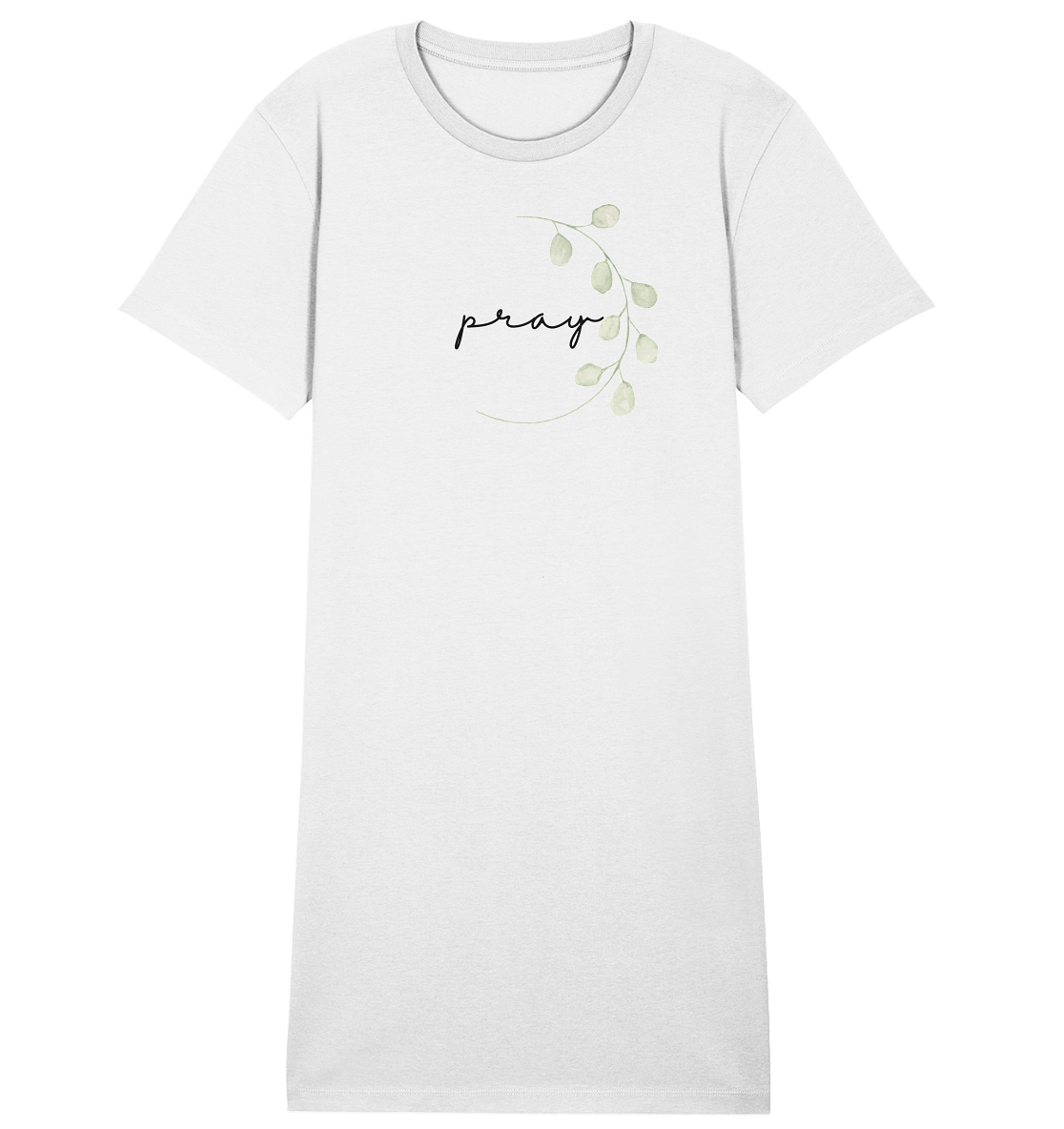 pray - Ladies Organic Shirt Dress - wertvoll und geliebt