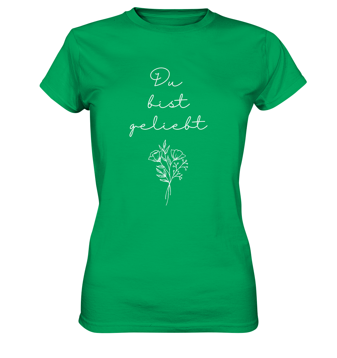 Du bist geliebt - Ladies Premium Shirt - wertvoll und geliebt