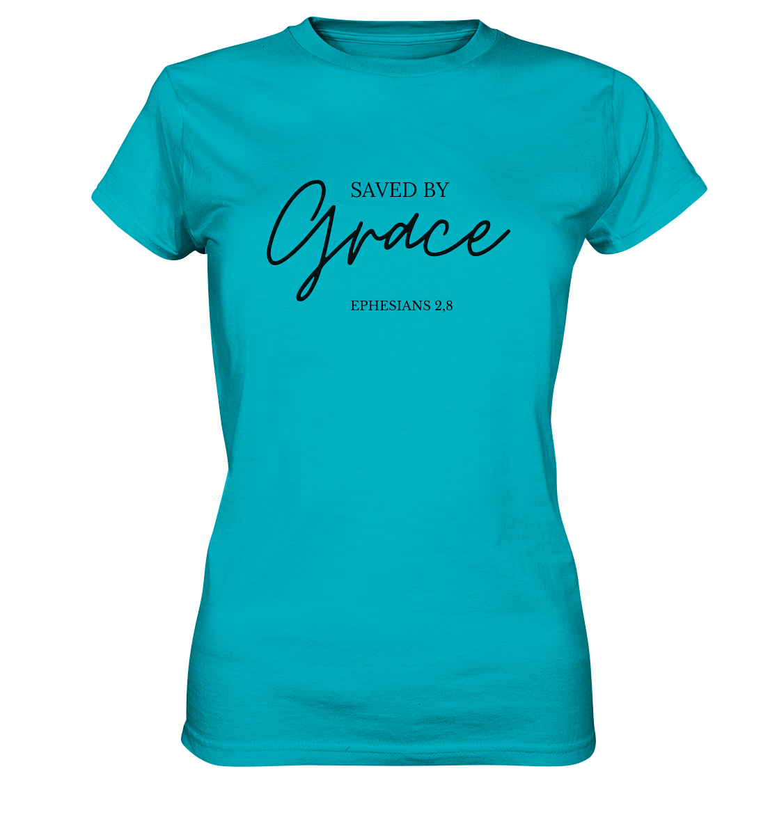 Saved by grace - Ladies Premium Shirt - wertvoll und geliebt