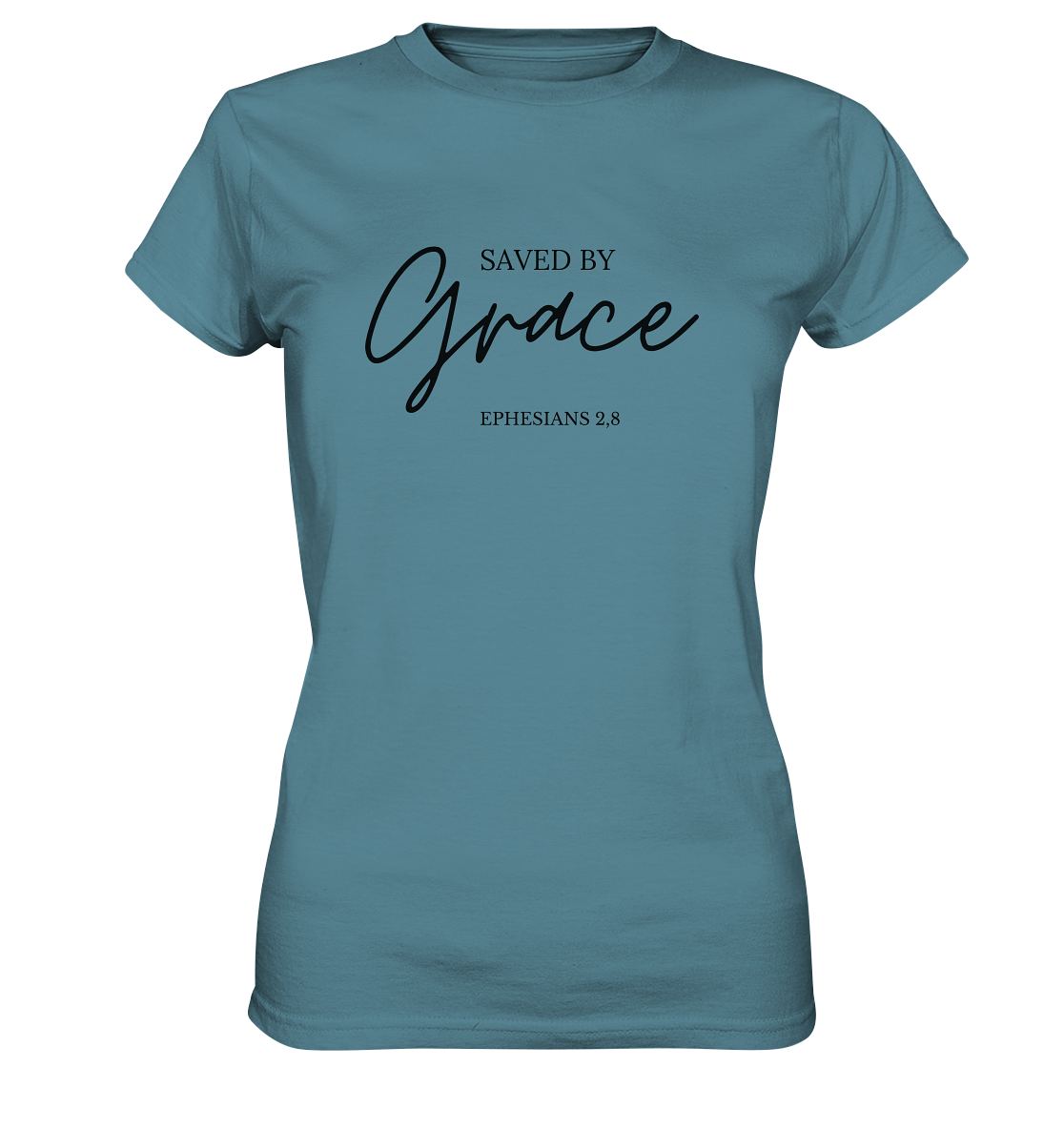 Saved by grace - Ladies Premium Shirt - wertvoll und geliebt