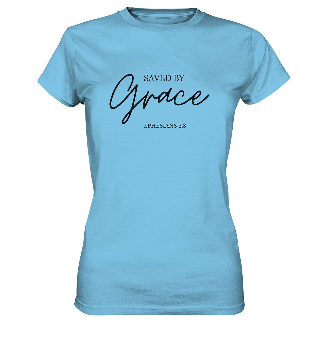 Saved by grace - Ladies Premium Shirt - wertvoll und geliebt