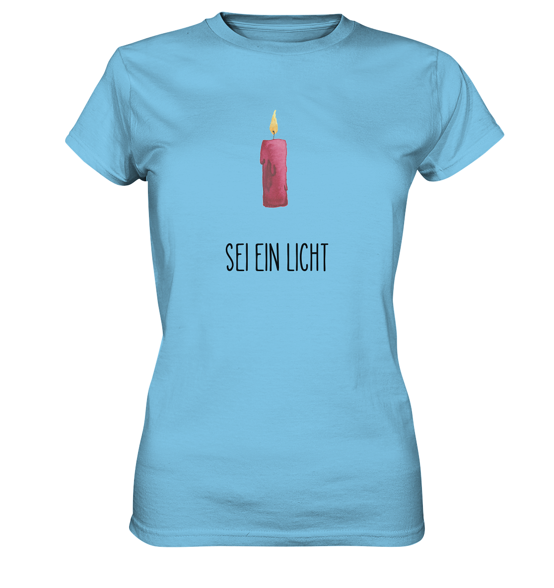 Sei ein Licht - Ladies Premium Shirt - wertvoll und geliebt