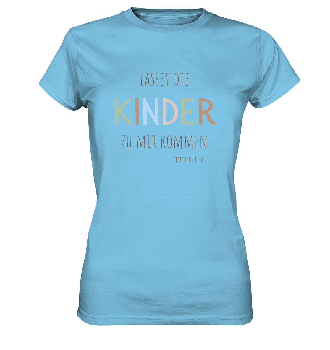 Lasset die Kinder zu mir kommen - Ladies Premium Shirt - wertvoll und geliebt