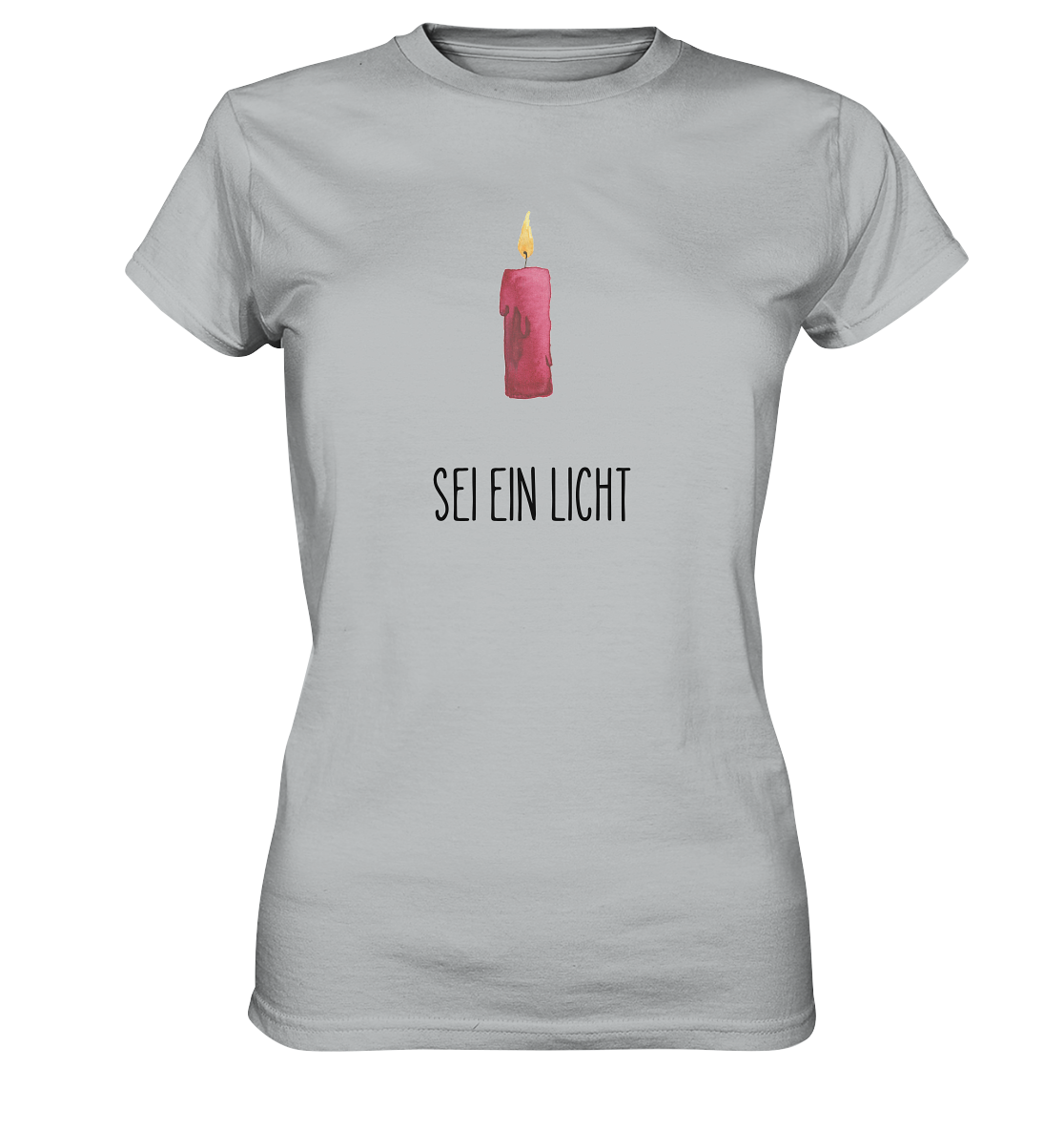 Sei ein Licht - Ladies Premium Shirt - wertvoll und geliebt