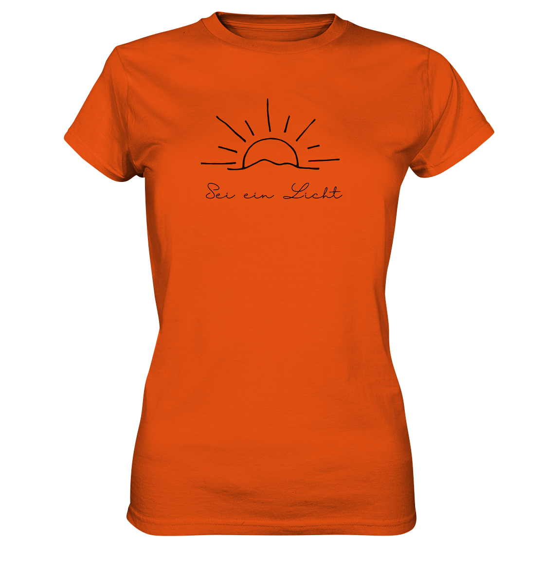 Sei ein Licht - Ladies Premium Shirt - wertvoll und geliebt