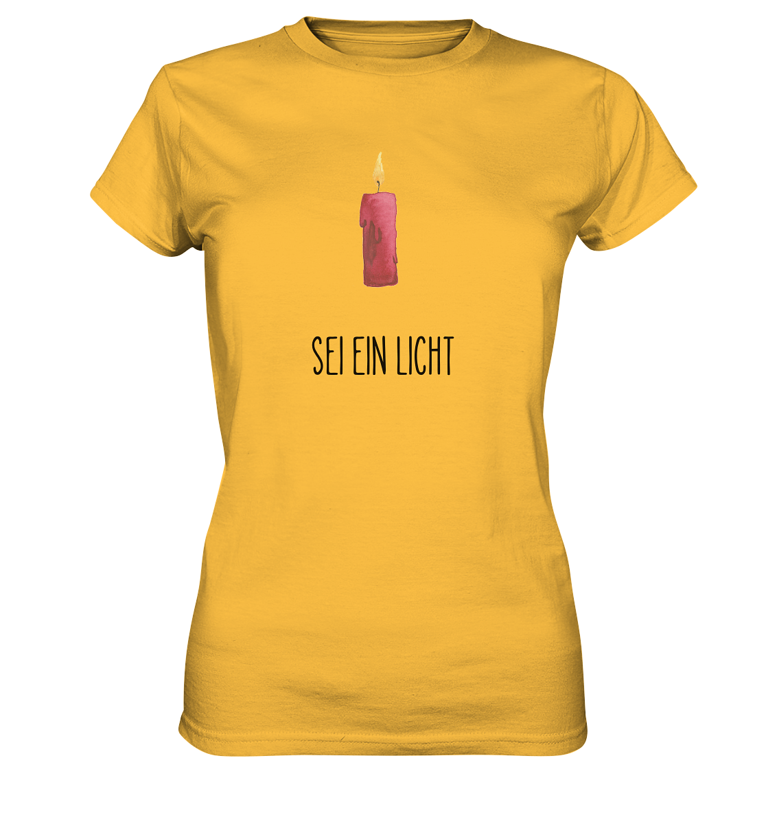 Sei ein Licht - Ladies Premium Shirt - wertvoll und geliebt
