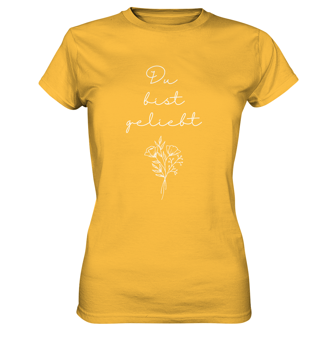 Du bist geliebt - Ladies Premium Shirt - wertvoll und geliebt