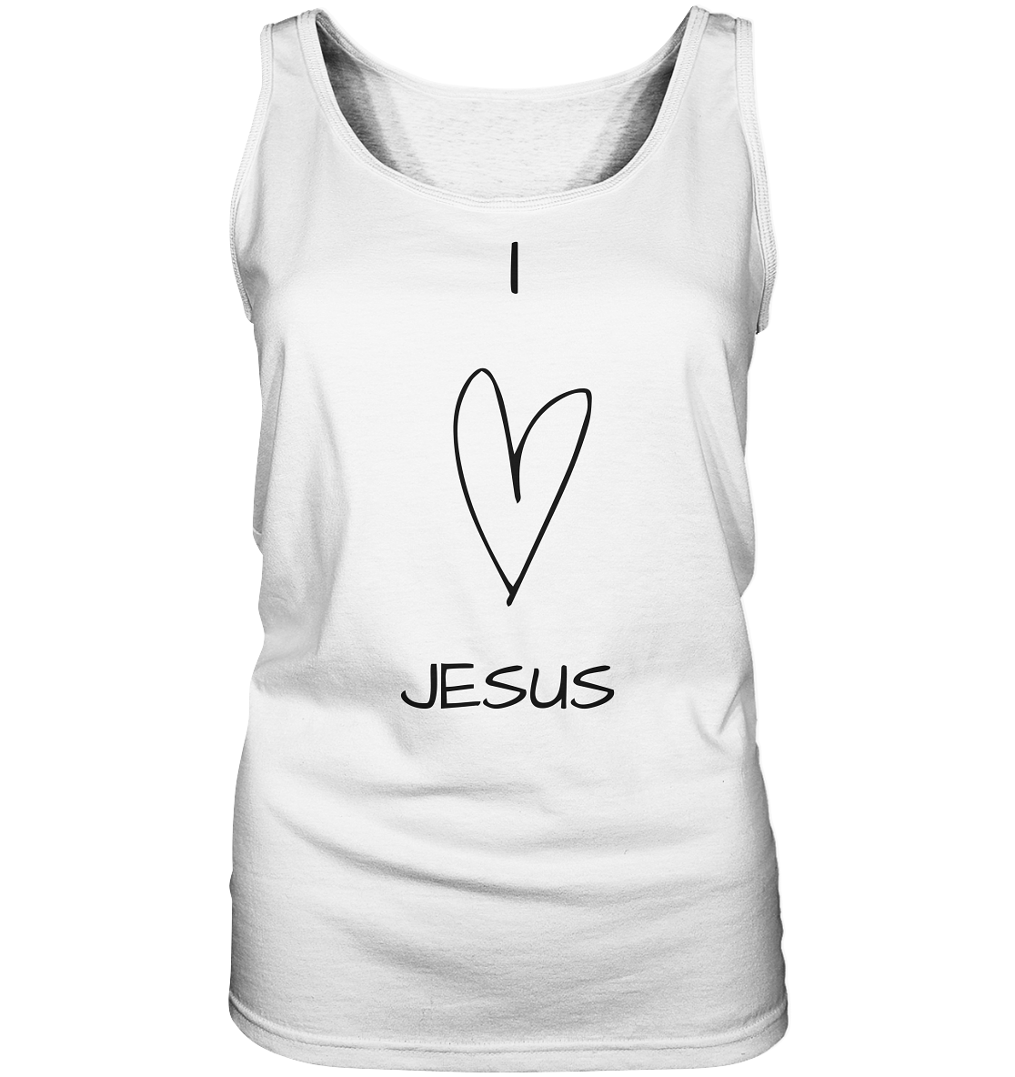 I love Jesus - Ladies Tank-Top - wertvoll und geliebt