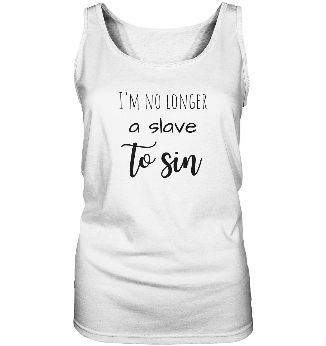 I´m no longer a slave to sin - Ladies Tank-Top - wertvoll und geliebt