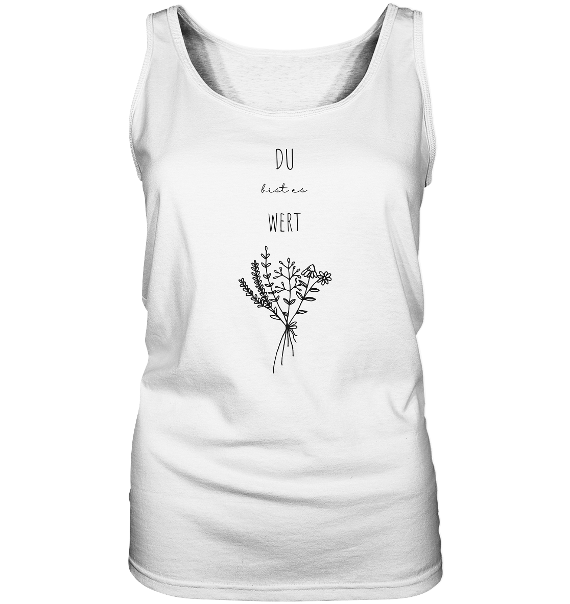 Du bist es wert - Ladies Tank-Top - wertvoll und geliebt