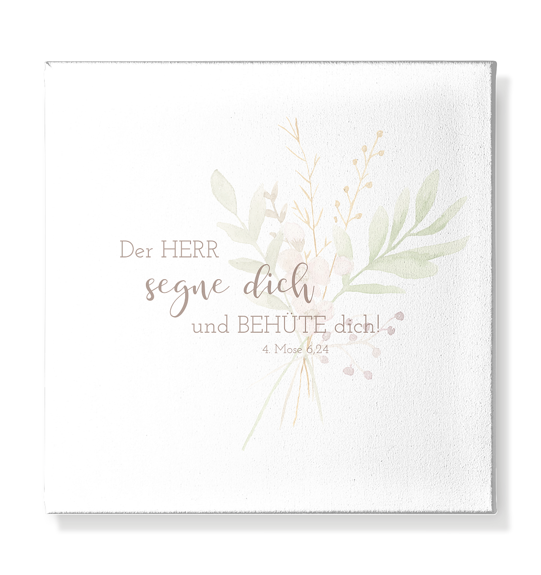 Derr Herr segne dich - Leinwand 30x30cm