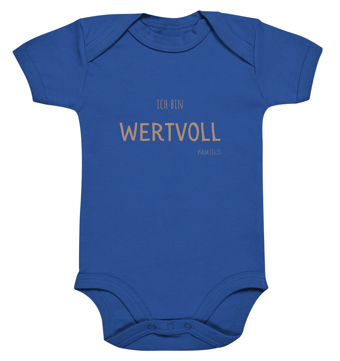 Wertvoll - Organic Baby Bodysuit - wertvoll und geliebt