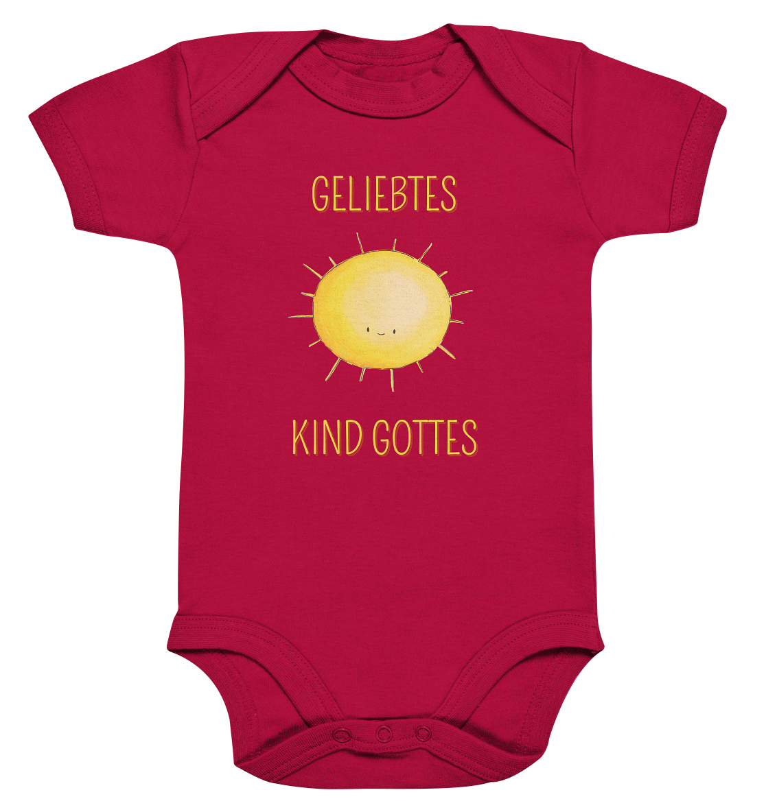 Geliebtes Kind Gottes - Organic Baby Bodysuit - wertvoll und geliebt