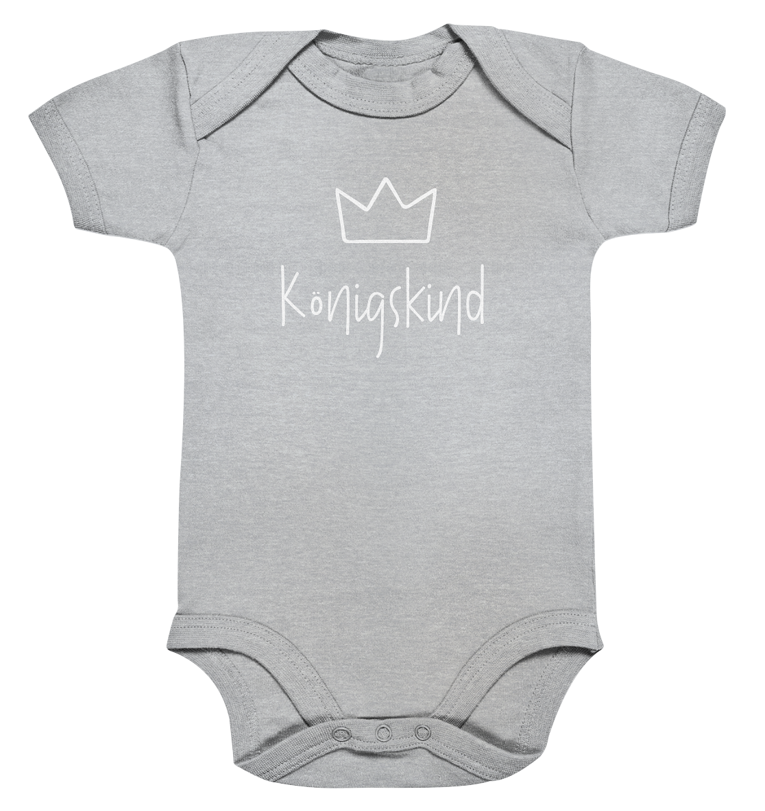 Königskind - Organic Baby Bodysuit - wertvoll und geliebt