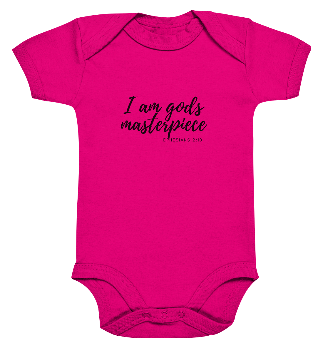 Gods Masterpiece - Organic Baby Bodysuit - wertvoll und geliebt