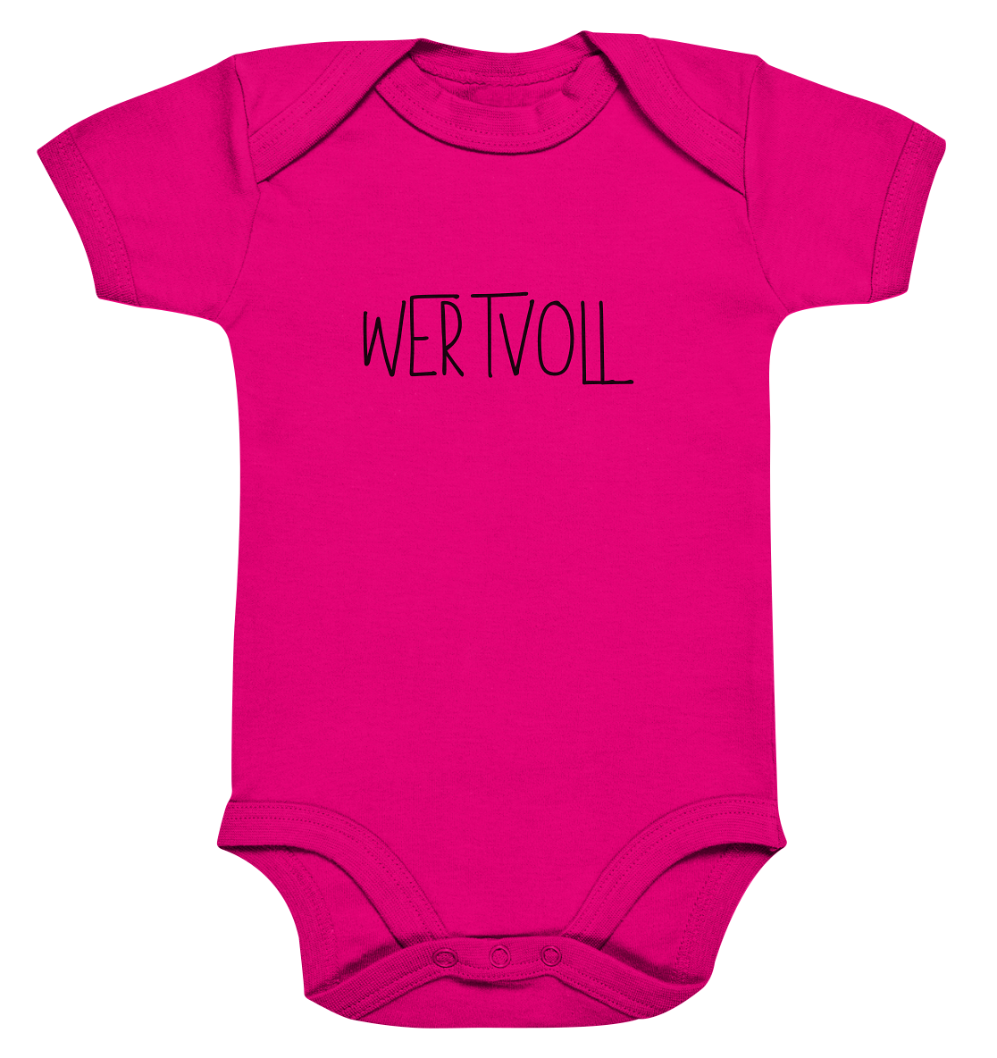 Wertvoll - Organic Baby Bodysuit - wertvoll und geliebt