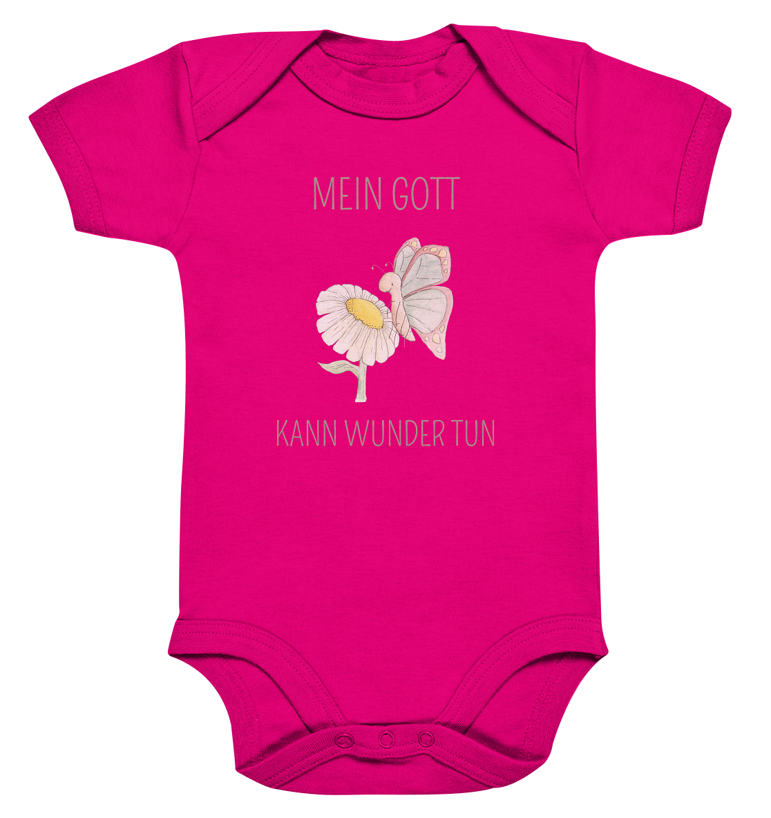Mein Gott kann Wunder tun - Organic Baby Bodysuit - wertvoll und geliebt