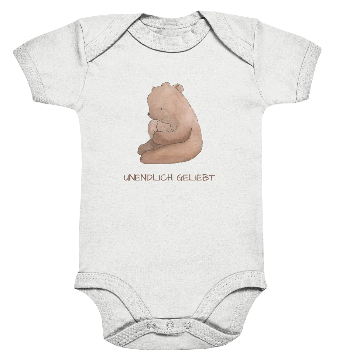 Unendlich geliebt - Organic Baby Bodysuit - wertvoll und geliebt