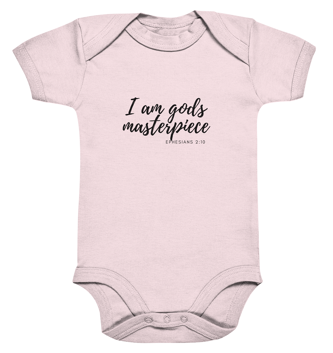 Gods Masterpiece - Organic Baby Bodysuit - wertvoll und geliebt