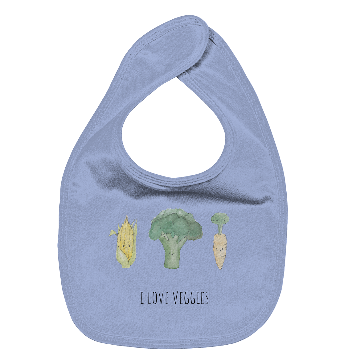 I love veggies - Organic Baby-Lätzchen - wertvoll und geliebt