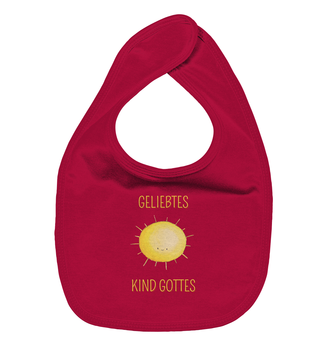 Geliebtes Kind Gottes - Organic Baby-Lätzchen - wertvoll und geliebt