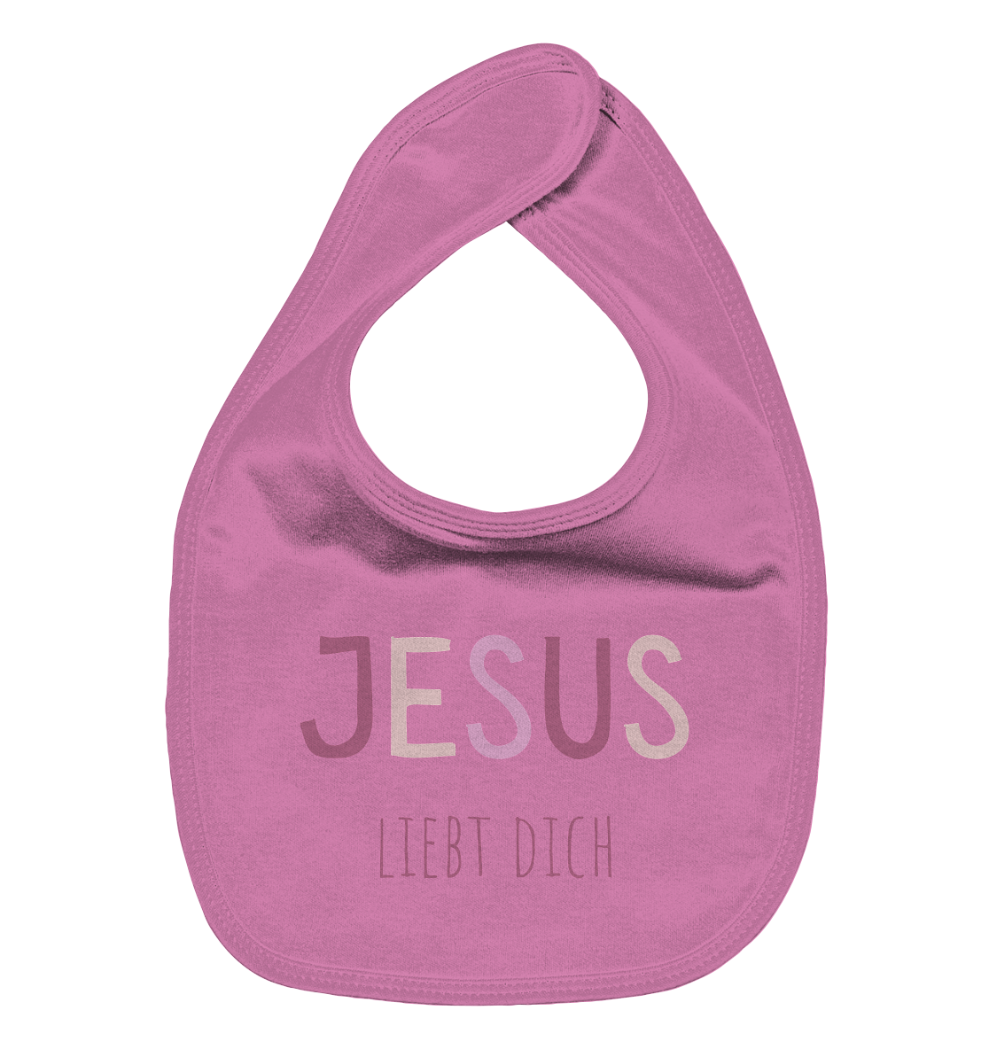 Jesus liebt dich Mädchen - Organic Baby-Lätzchen - wertvoll und geliebt