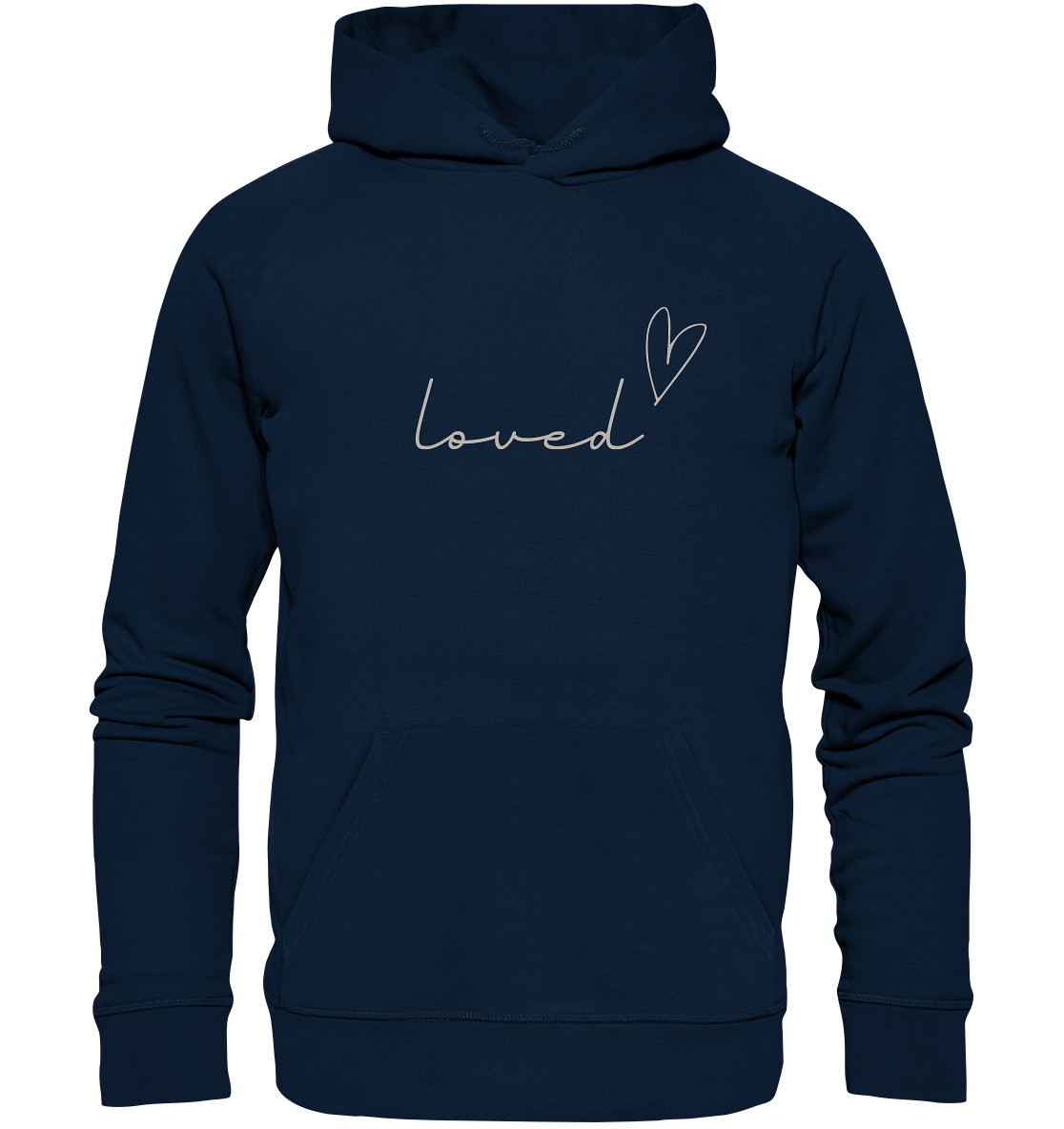 loved - Organic Basic Hoodie - wertvoll und geliebt