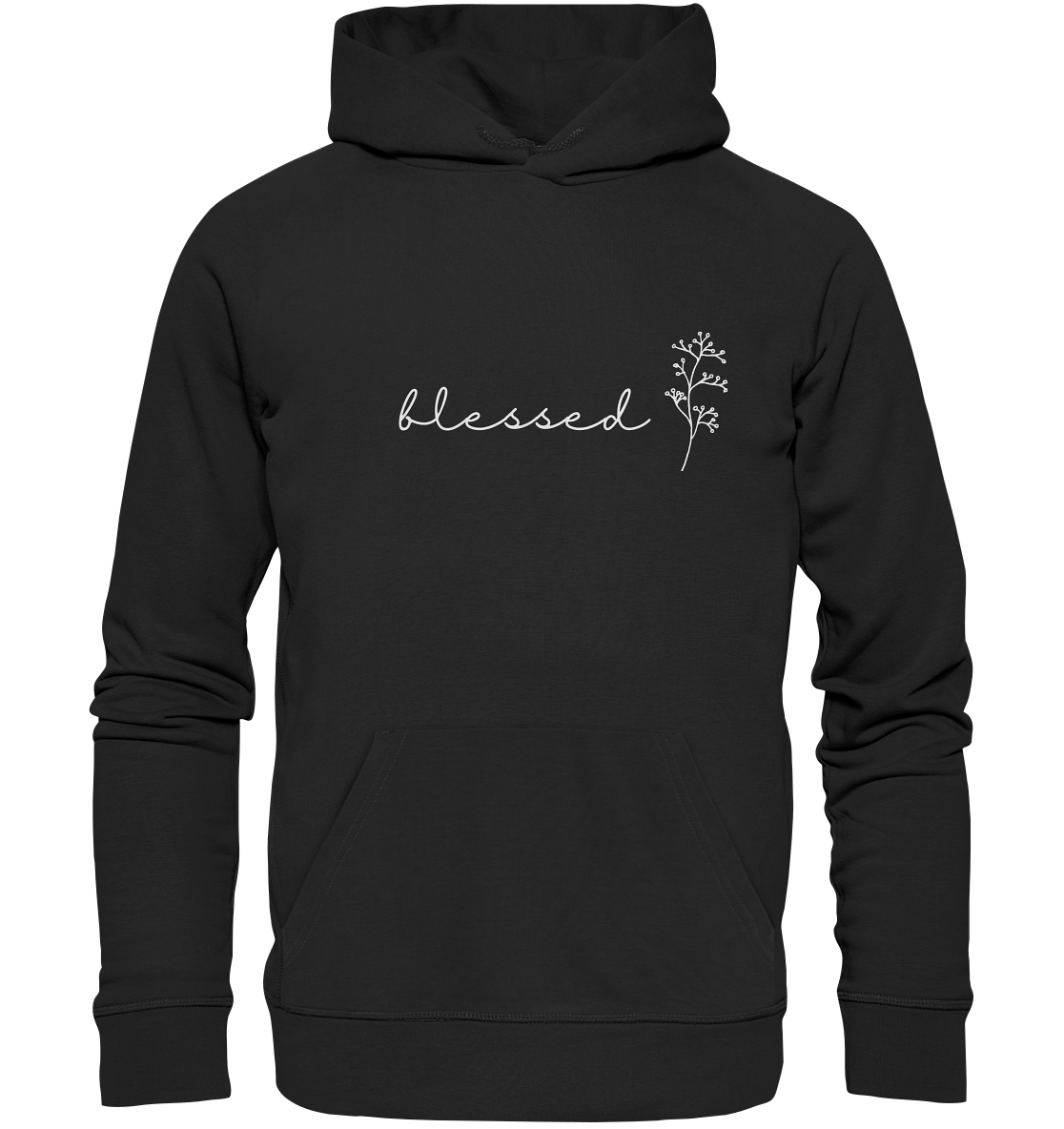 blessed - Organic Basic Hoodie - wertvoll und geliebt