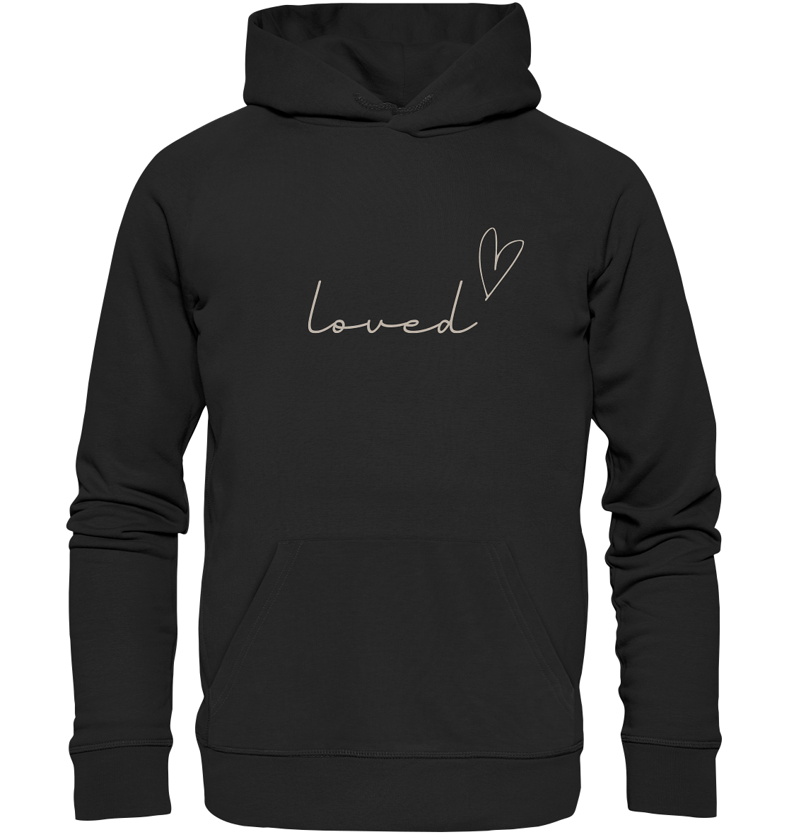 loved - Organic Basic Hoodie - wertvoll und geliebt