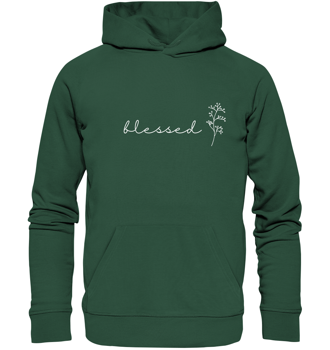blessed - Organic Basic Hoodie - wertvoll und geliebt