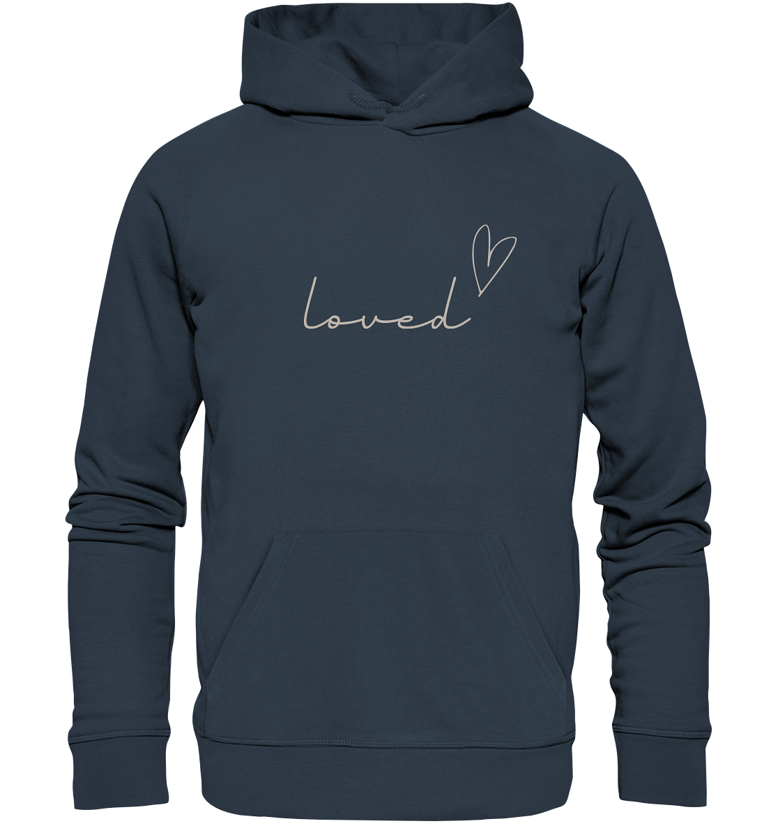 loved - Organic Basic Hoodie - wertvoll und geliebt