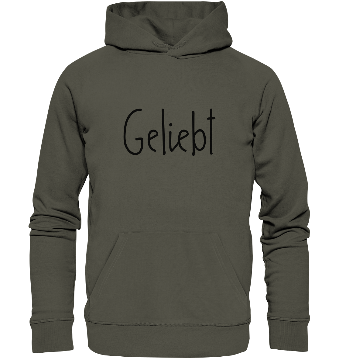 Geliebt - Organic Basic Hoodie - wertvoll und geliebt