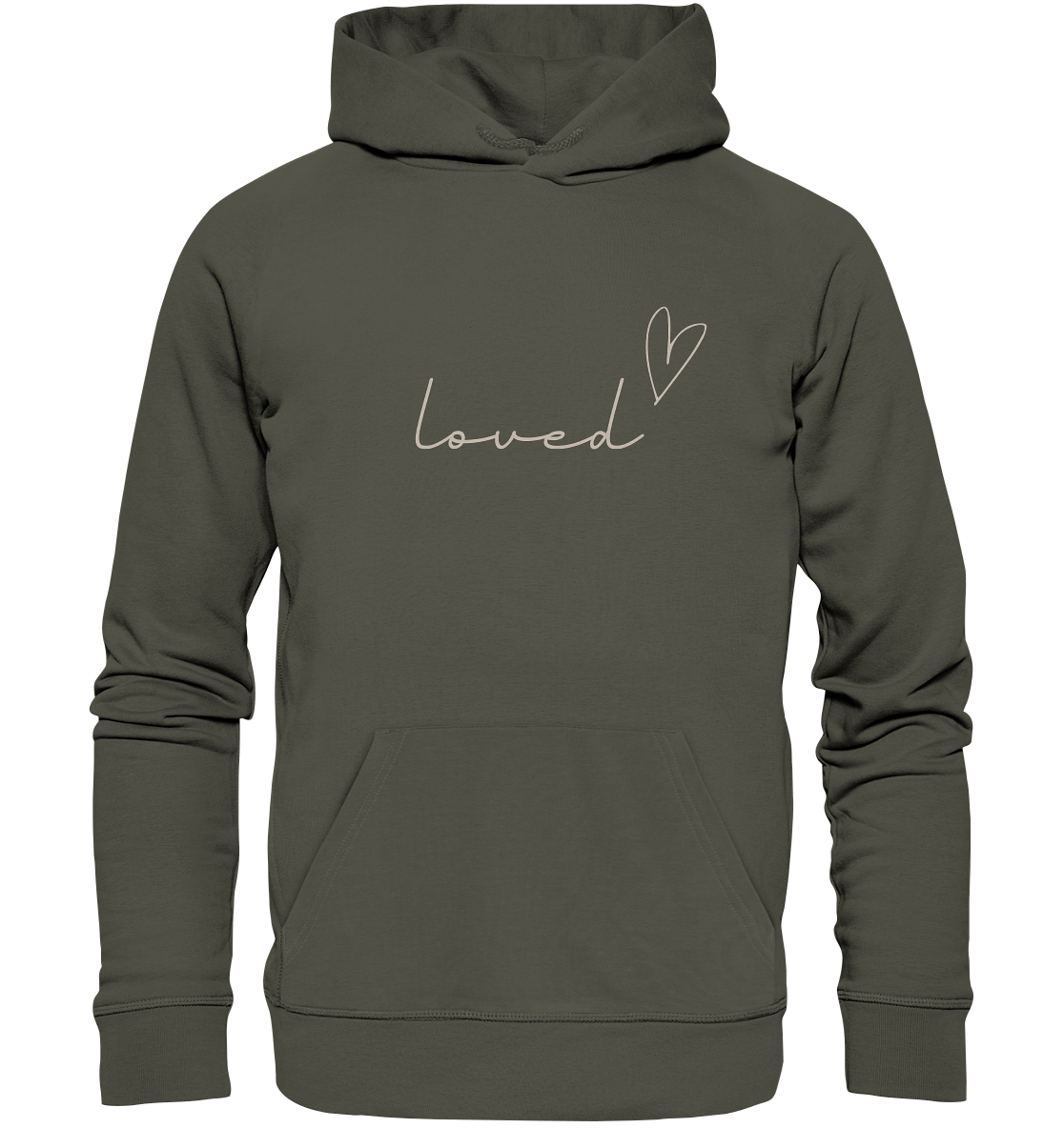 loved - Organic Basic Hoodie - wertvoll und geliebt