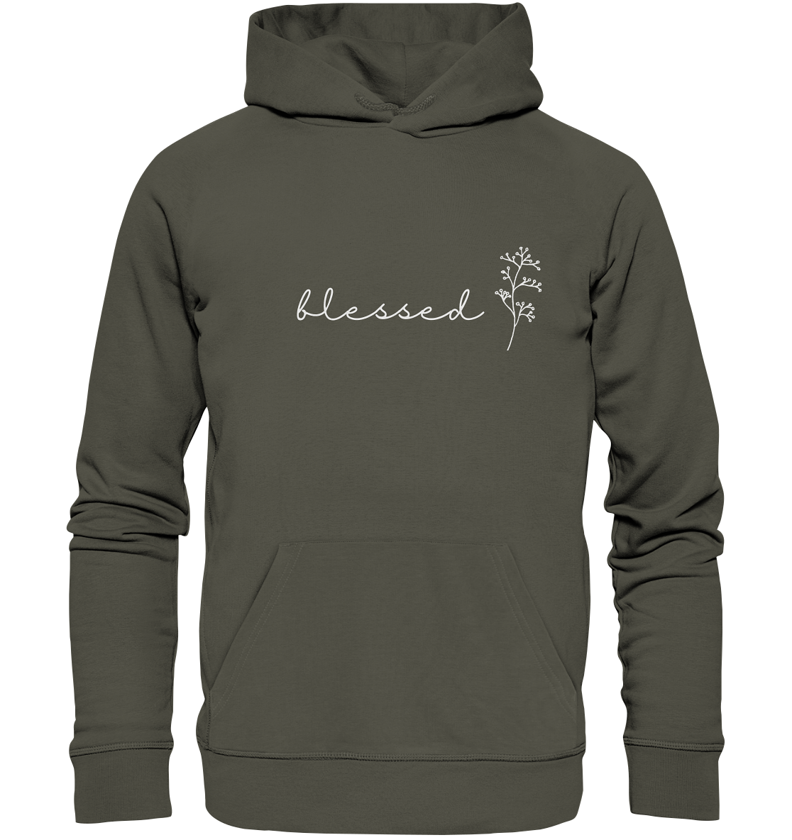 blessed - Organic Basic Hoodie - wertvoll und geliebt