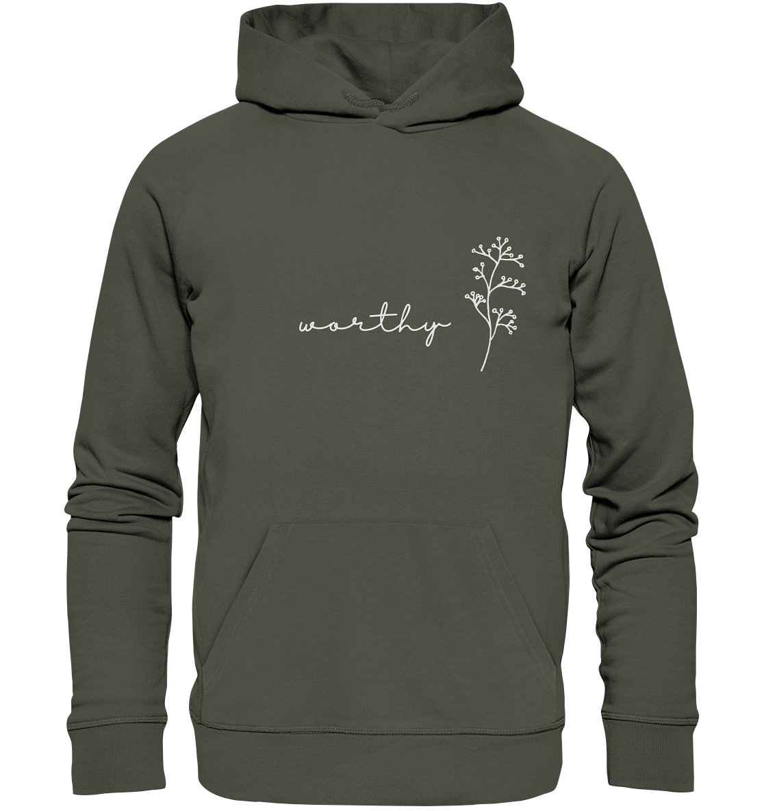 Worthy - Organic Basic Hoodie - wertvoll und geliebt