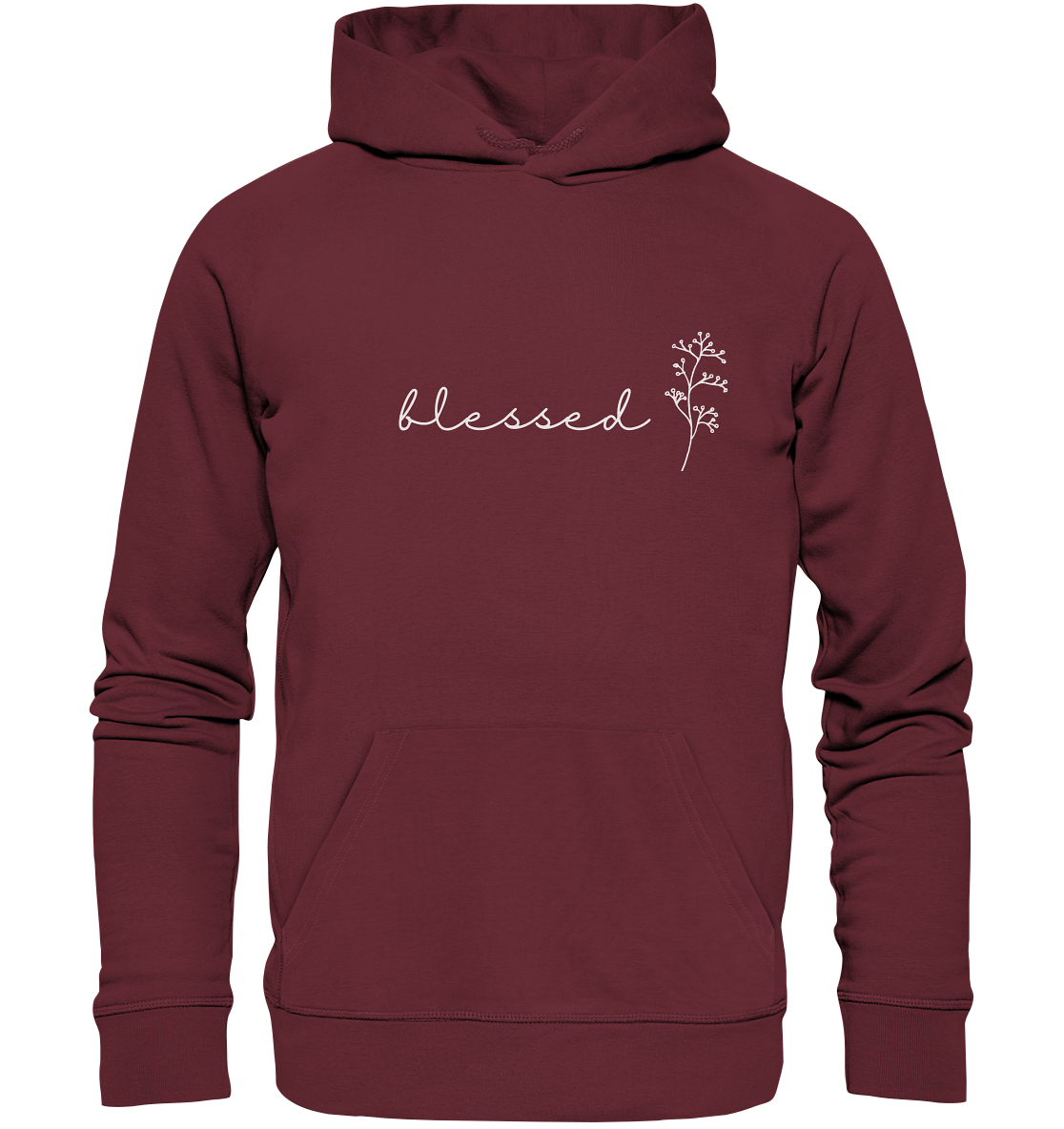 blessed - Organic Basic Hoodie - wertvoll und geliebt