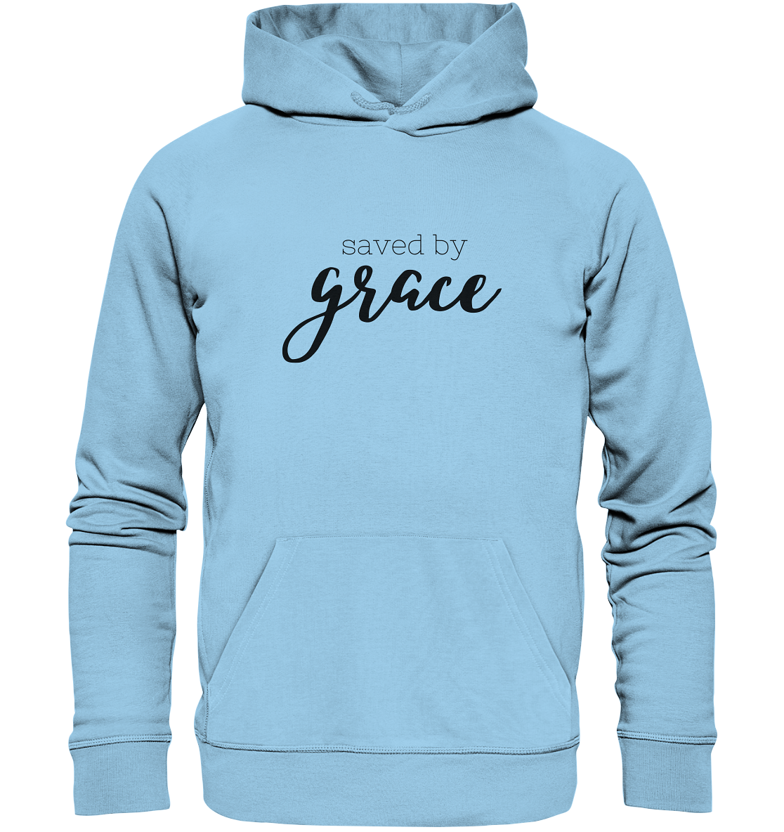 Saved by grace - Organic Basic Hoodie - wertvoll und geliebt
