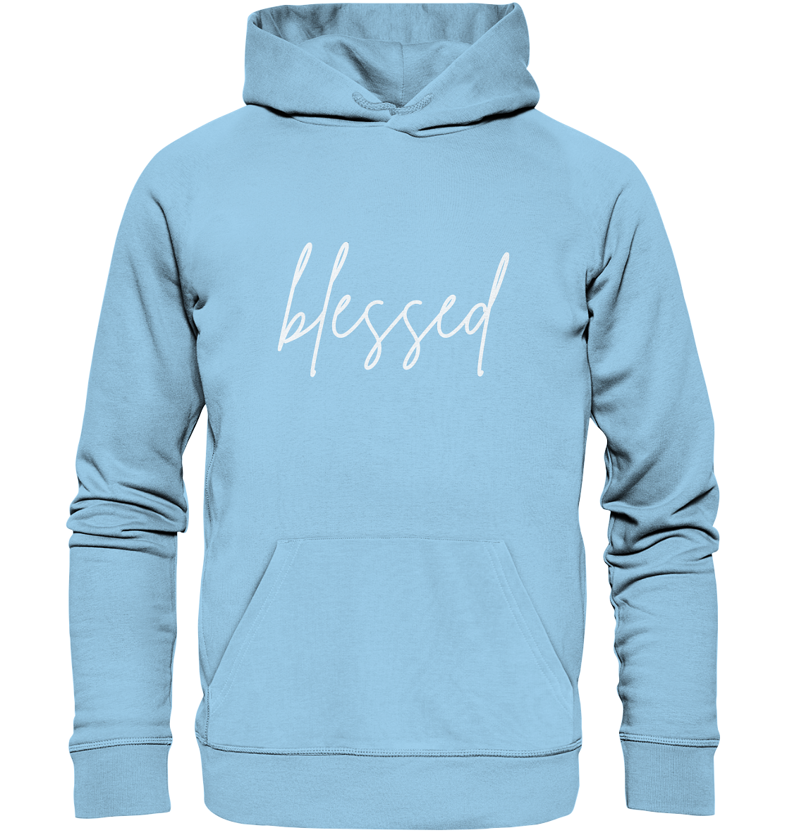 blessed - Organic Basic Hoodie - wertvoll und geliebt