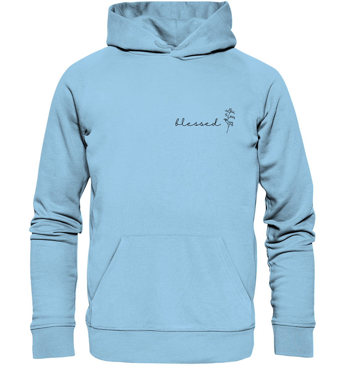 blessed - Organic Basic Hoodie - wertvoll und geliebt