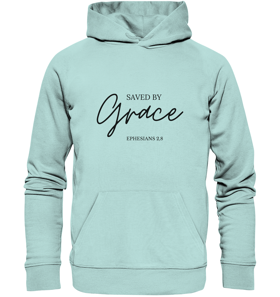 Saved by grace - Organic Basic Hoodie - wertvoll und geliebt