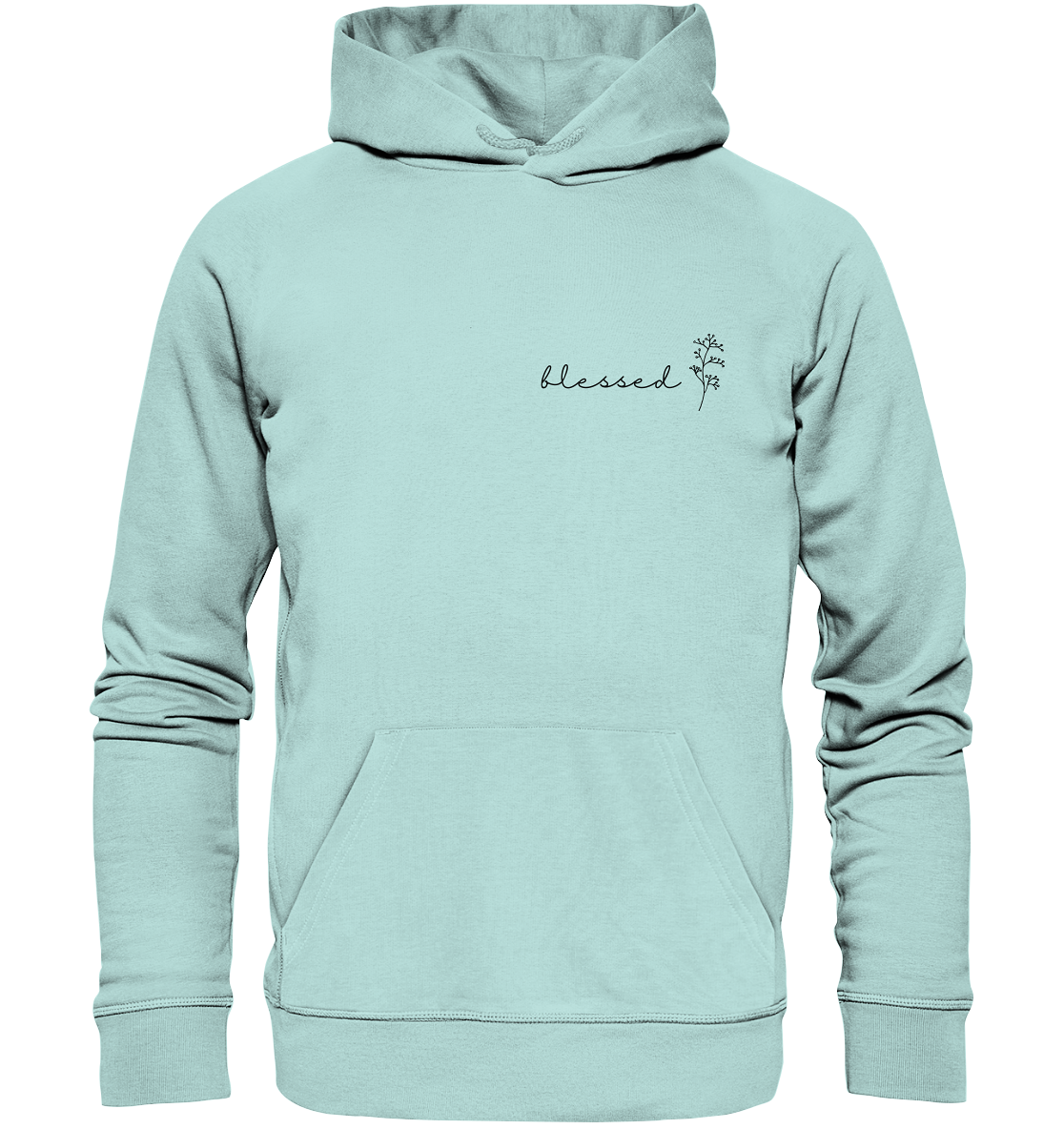 blessed - Organic Basic Hoodie - wertvoll und geliebt
