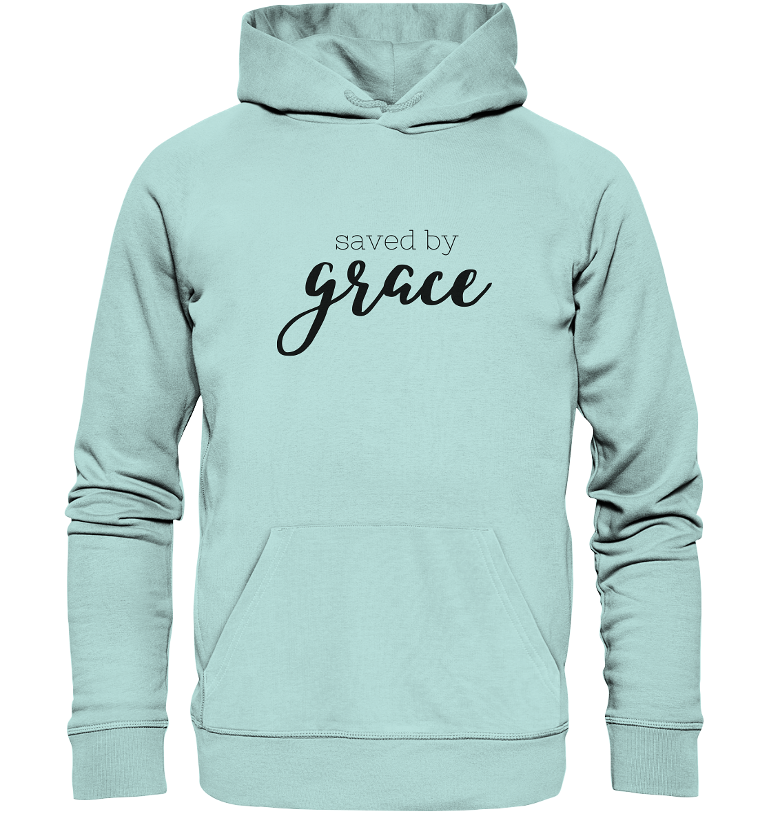 Saved by grace - Organic Basic Hoodie - wertvoll und geliebt