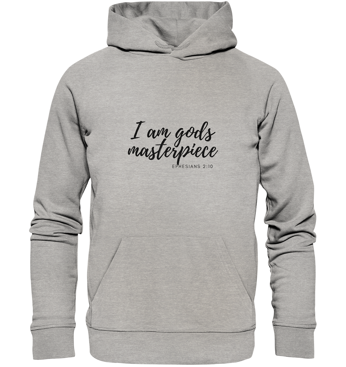 Gods Masterpiece - Organic Basic Hoodie - wertvoll und geliebt