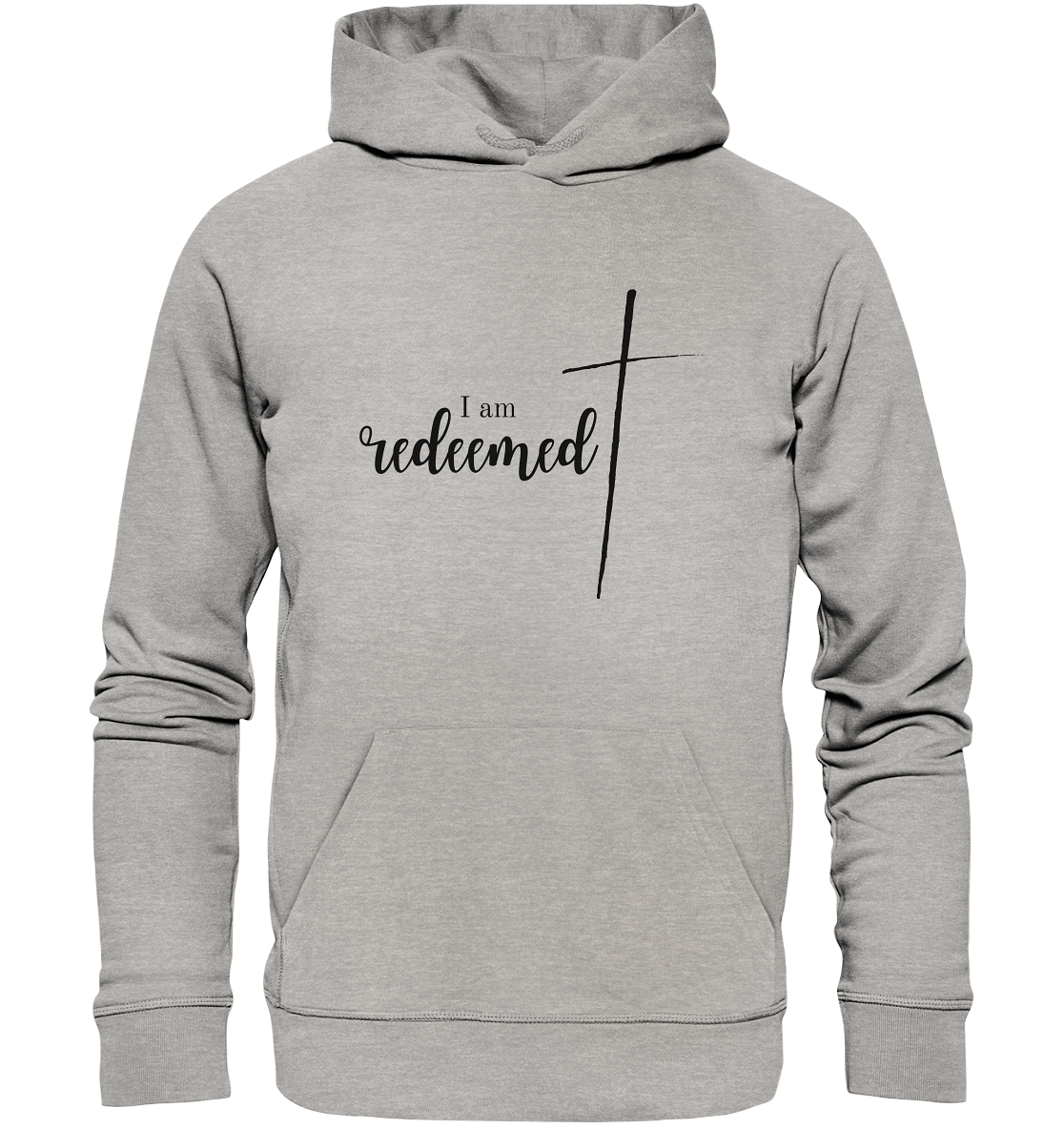 I am redeemed H - Organic Basic Hoodie - wertvoll und geliebt