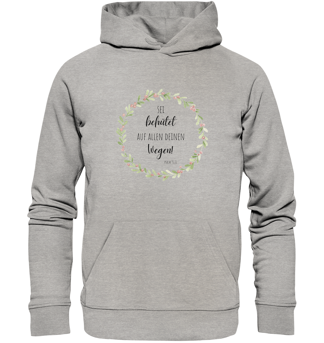 Sei behütet - Organic Basic Hoodie - wertvoll und geliebt